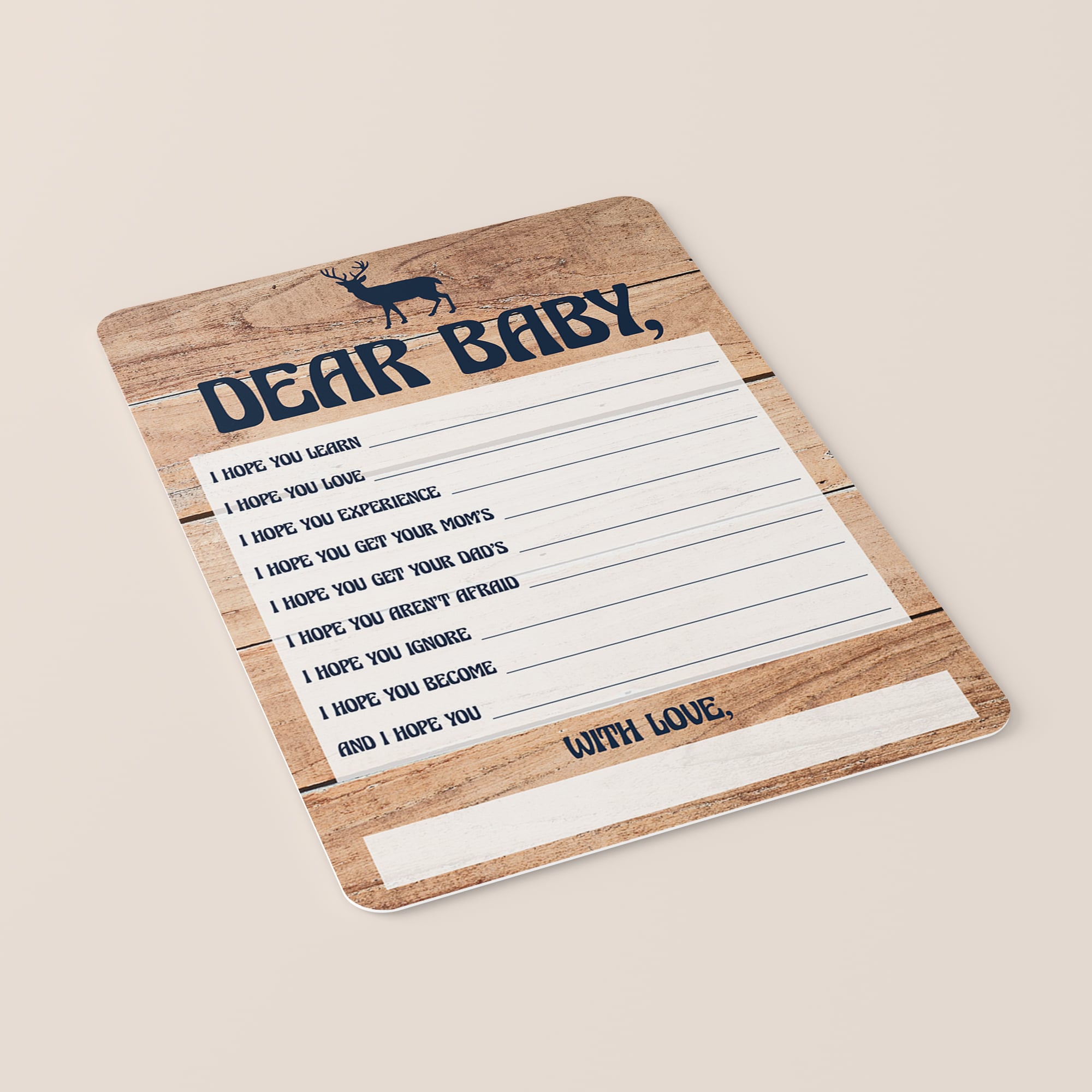 Gender neutral baby shower game cards by LittleSizzle