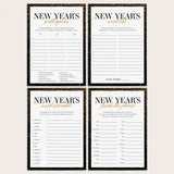 Printable New Year Party Games Pack Instant Download by LittleSizzle