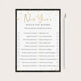 New Year's Eve Game Would You Rather Printable by LittleSizzle