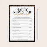 New Year's Eve Party Game for Families Printable by LittleSizzle