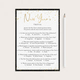 New Years Trivia Game with Answers Printable by LittleSizzle