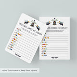 Printable Christmas Pictionary Game Digital Download