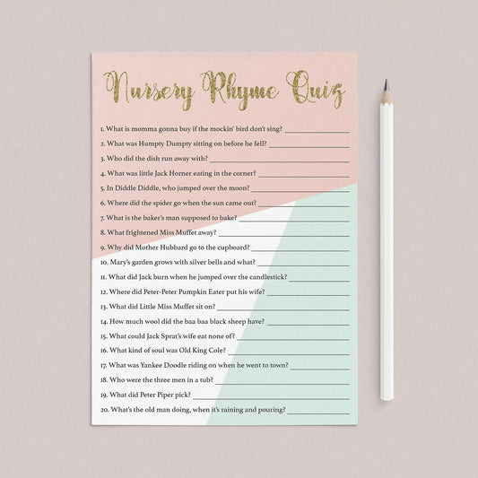 Download baby shower games for girls by LittleSizzle