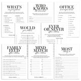 8 Work Party Games Printable by LittleSizzle