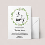 Complete DIY Baby Shower Bundle Greenery