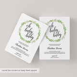Editable Baby Shower Invite for twins by LittleSizzle