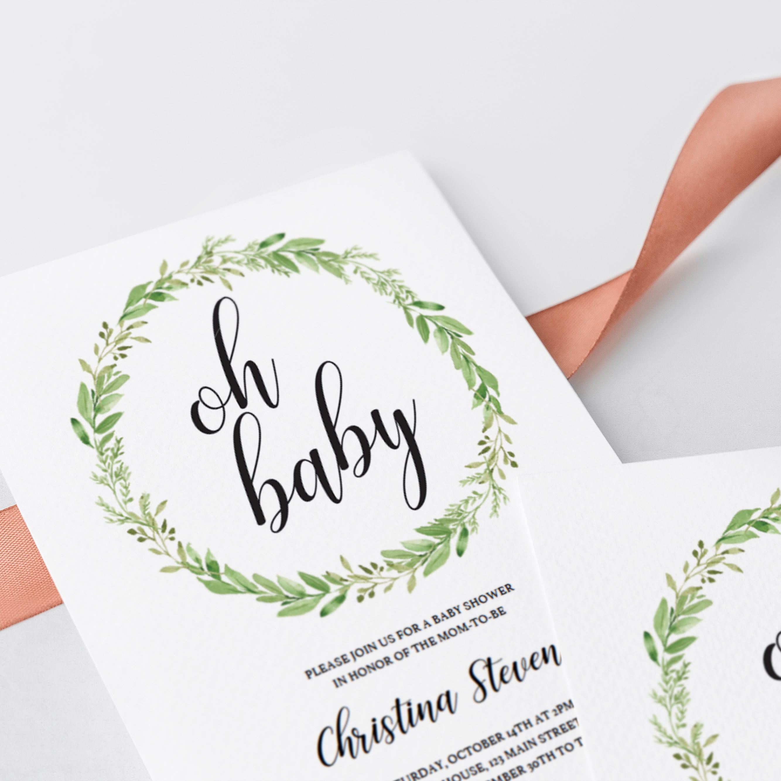 Instant Download Baby Shower Invitation by LittleSizzle