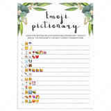 outdoor bridal party emoji guessing game digital download by LittleSizzle