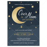 Over the moon baby shower invitation template by LittleSizzle