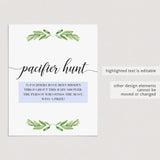 Funny baby shower game templates by LittleSizzle