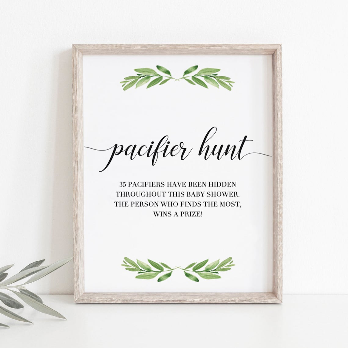 pacifier hunt sign template by LittleSizzle