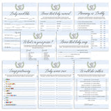 Popular baby shower games for boy shower by LittleSizzle