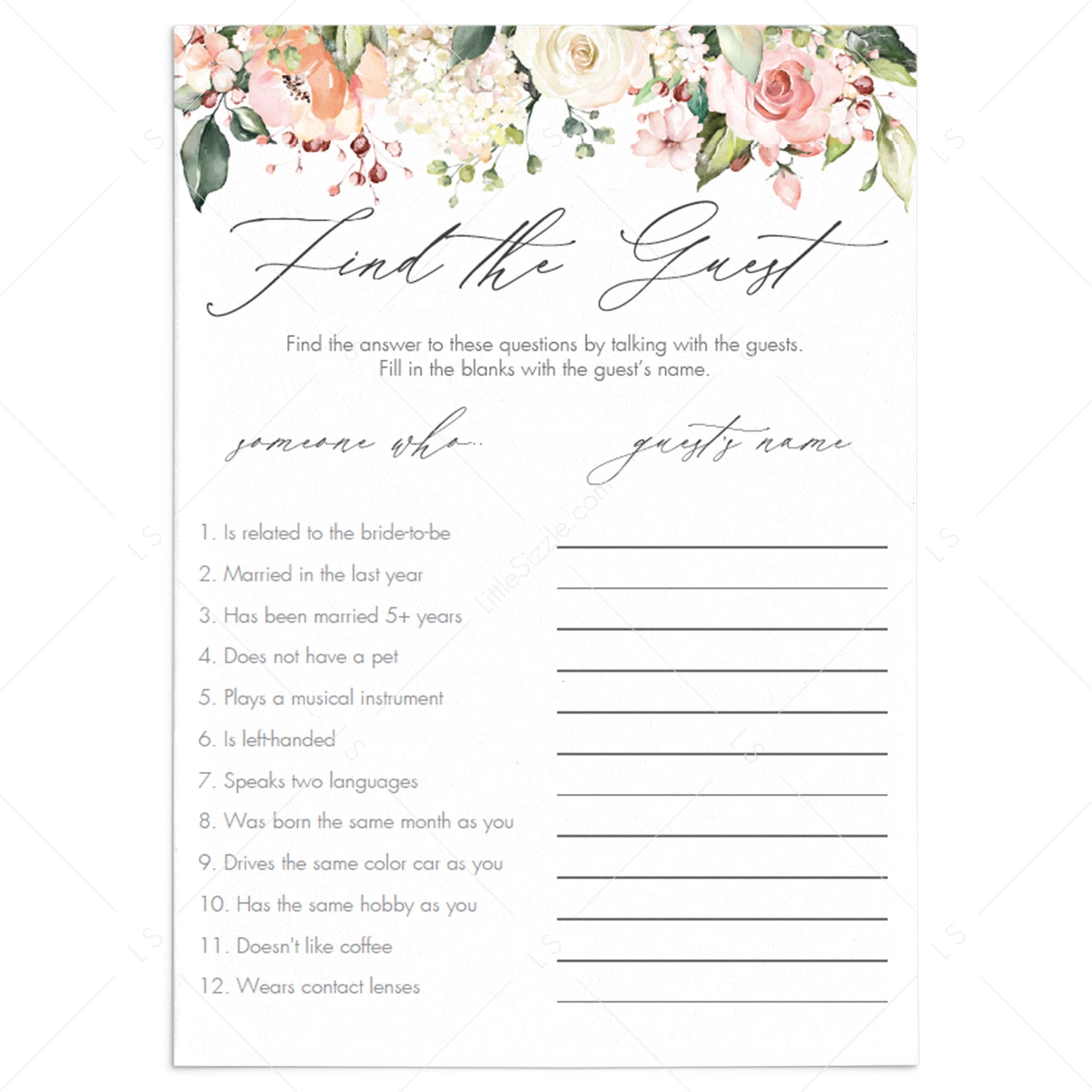 party ice breaker game ideas by LittleSizzle