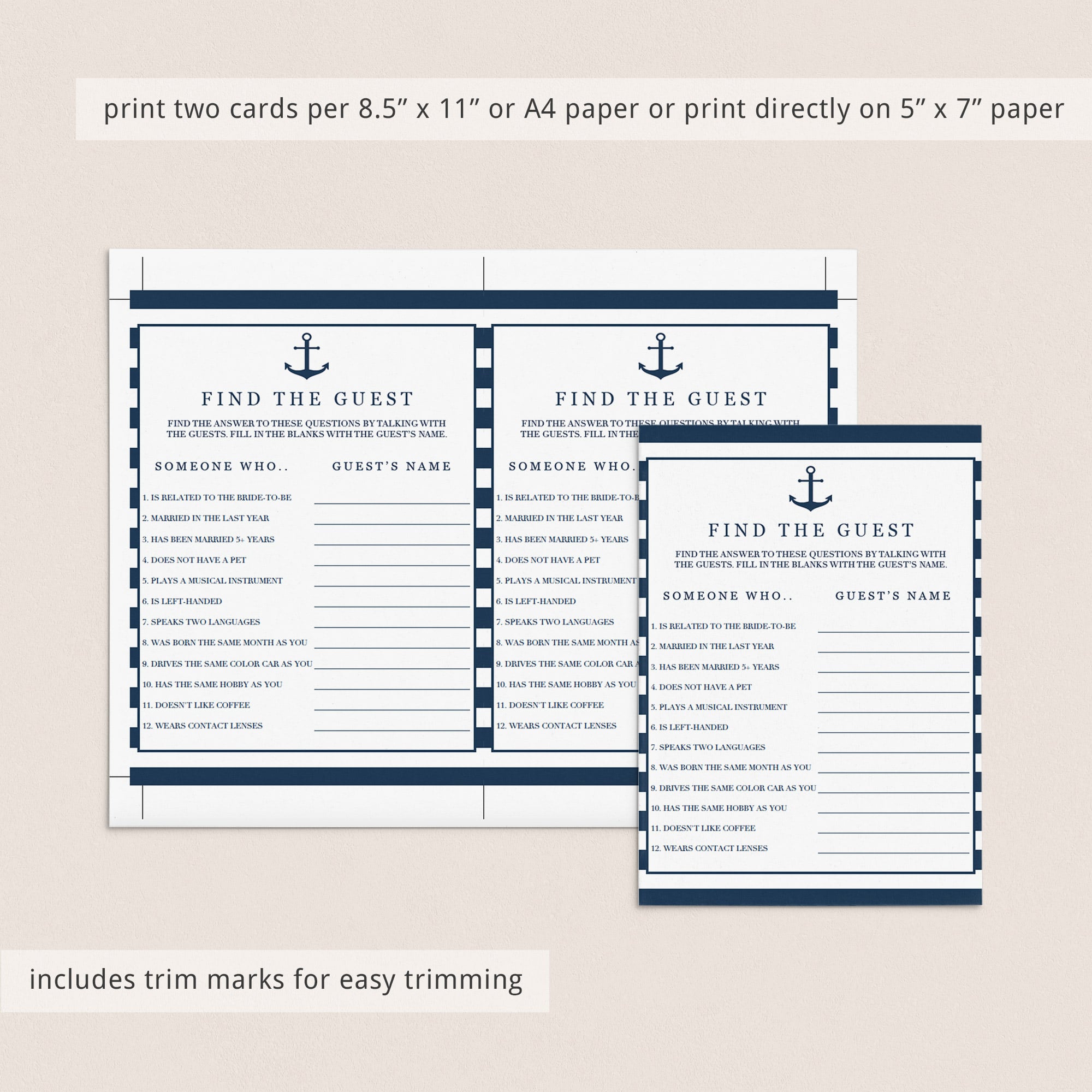party ice breaker games diy