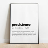 Persistence Definition Print Instant Download