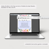 Editable girl baby party activity late night diapers by LittleSizzle