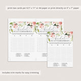Blush Floral Bridal Shower Complete Bundle DIY Instant Download