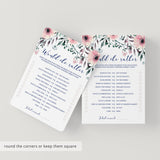 Blush Bridal Shower Games Would She Rather Printable