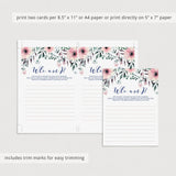 Unique Bridal Shower Game Who Am I Memories