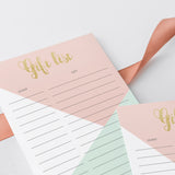 Close-up Gold Glitter Baby Shower Planner Shower Decor by LittleSizzle