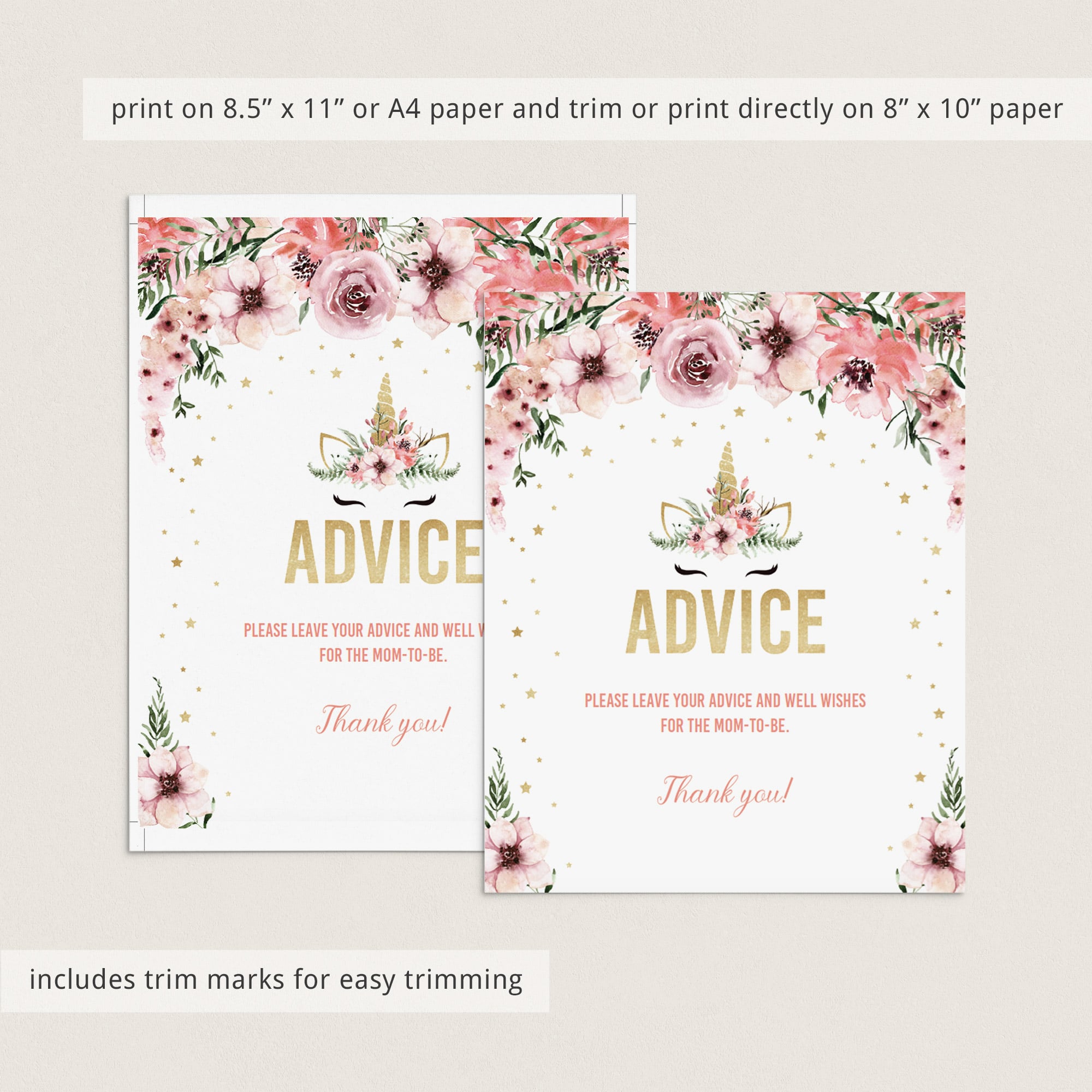DIY floral baby shower decor by LittleSizzle