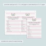 Who knows the mom to be best baby shower game for girls by LittleSizzle