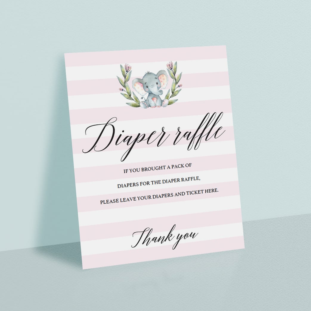 Editable girl baby shower decor by LittleSizzle