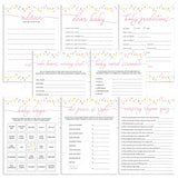 Printable rainbow shower games for girl by LittleSizzle