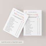 Rose Gold Hen Party Games Bundle Printable