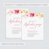 Girl baby shower activities DIY by LittleSizzle