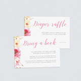 Fall baby shower invitation inserts digital download by LittleSizzle