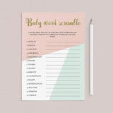 Printable baby shower games for girl by LittleSizzle