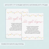 Editable shower decor for diaper thoughts station by LittleSizzle