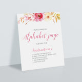 DIY baby shower ideas for girls printable instruction signs by LittleSizzle