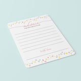Co-ed Baby Shower Advice for New Parents Printable