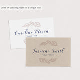 Download leafy name cards by LittleSizzle