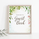 Gender neutral guest book sign baby shower decorations by LittleSizzle