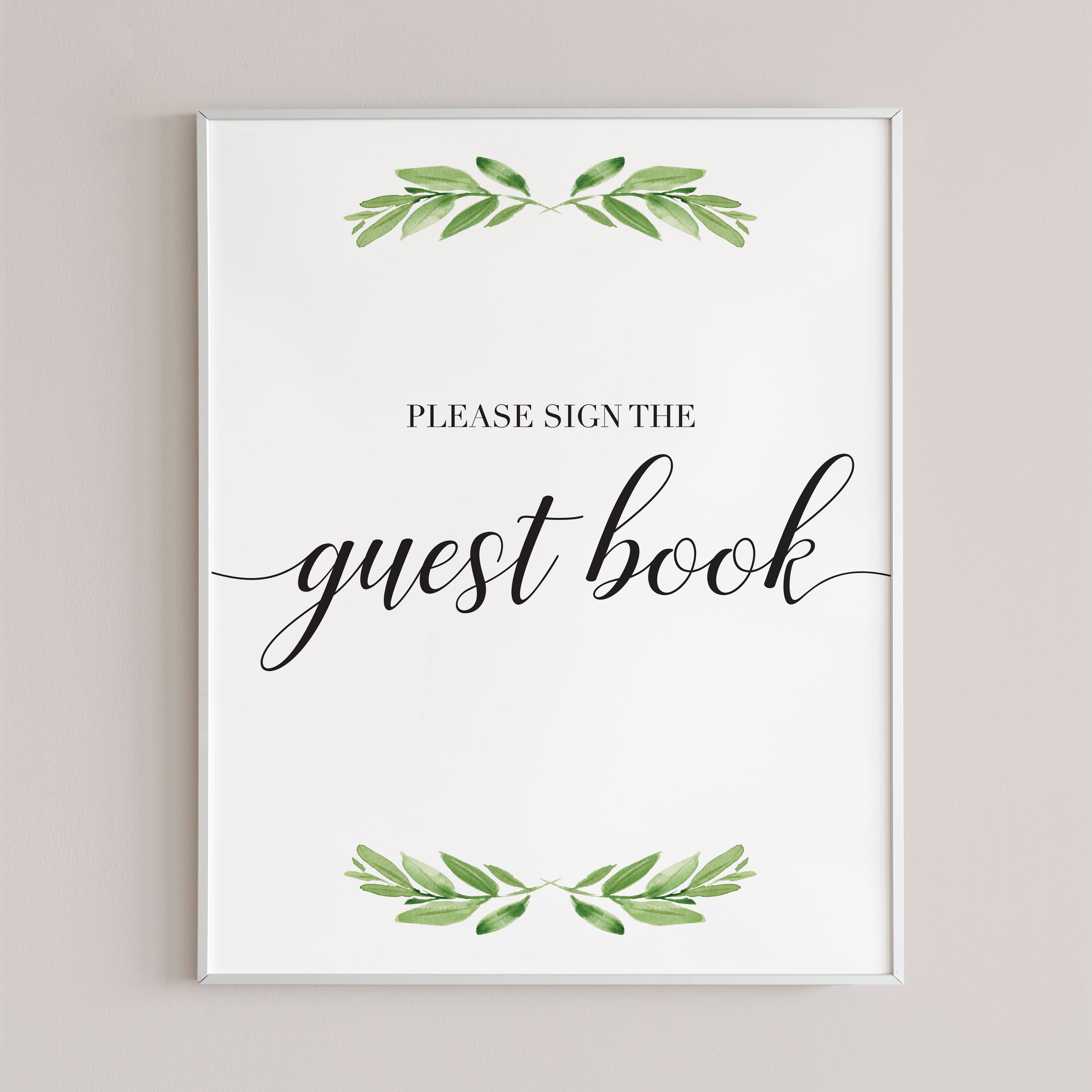 Green leaves baby shower decorations by LittleSizzle
