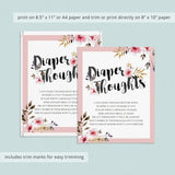 Instant download late night diapers babyshower games printable by LittleSizzle