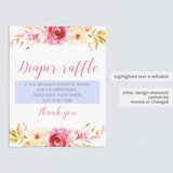 Boho floral baby shower decorations by LittleSizzle