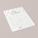 Gold Baby Prediction Quiz for (Virtual) Baby Shower