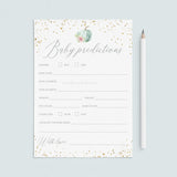 Pumpkin Baby Shower Predictions for Baby Cards by LittleSizzle
