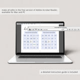 Bridal bingo game template by LittleSizzle