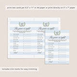 Download price is right game for elephant themed baby shower by LittleSizzle