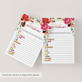 printable emoji pictionary wedding shower game