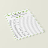 St Patricks Day Party Activity For Friends