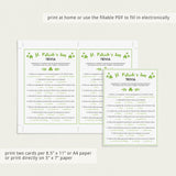 St Patricks Day (Virtual) Games Package Instant Download