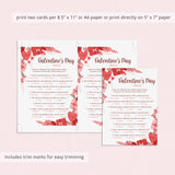 Valentine's Day Trivia Questions and Answers Printable