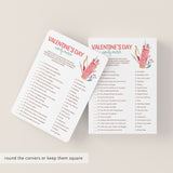 Valentine's Day Candy Bar Game with Answers