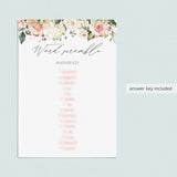 printable word scramble bridal shower activity
